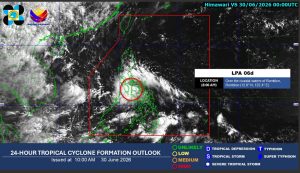 LPA still likely to develop into storm Henry; rainfall warning up over six areas — PAGASA